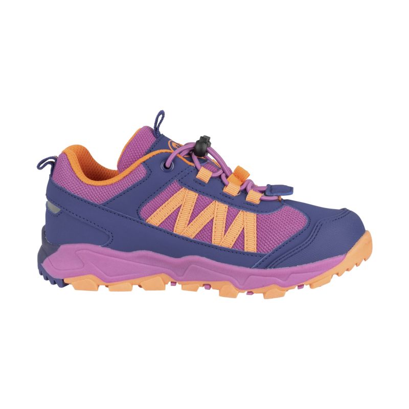 Waterproof Children’s Hiking Shoes for Boys/Girls Trollkids Kids Tronfjell Hiker Low violet blue/mallow pink/papaya (475-111)