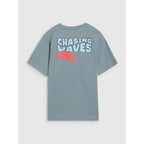Boy's oversize T-shirt with print 4F 4FJWSS25TTSHM1914-46S *Kategoria tymczasowa Your Sports Performance