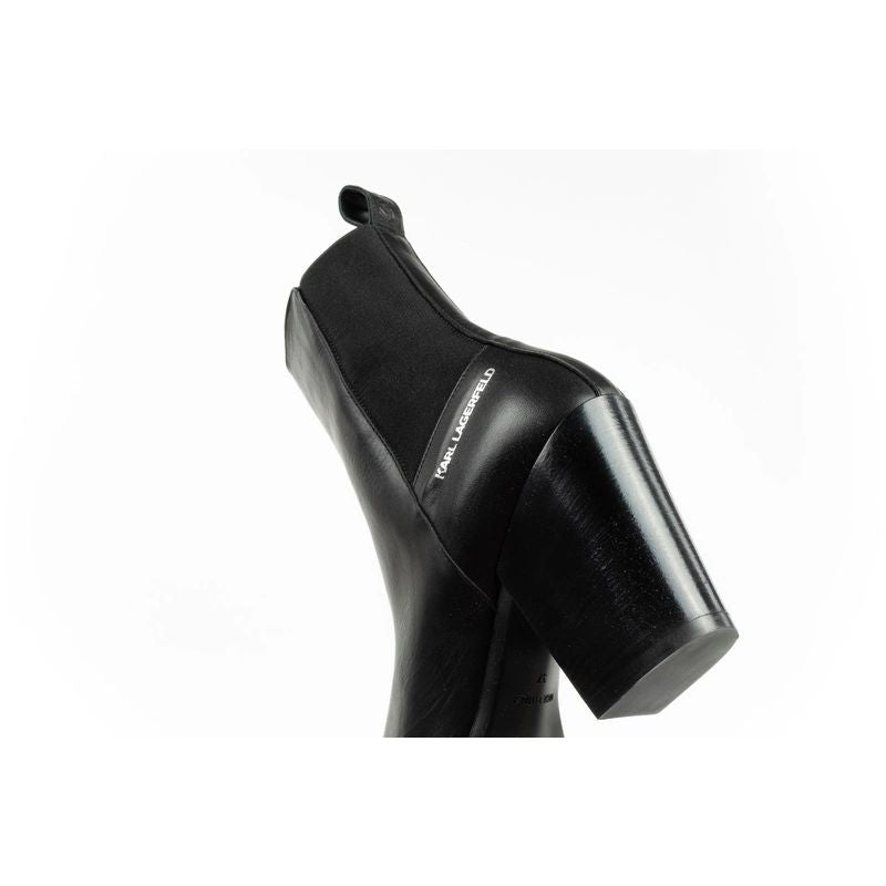 Karl Lagerfeld Cowboy Boots Women's Leather Cowboy Boots Black In preparation Your Sports Performance