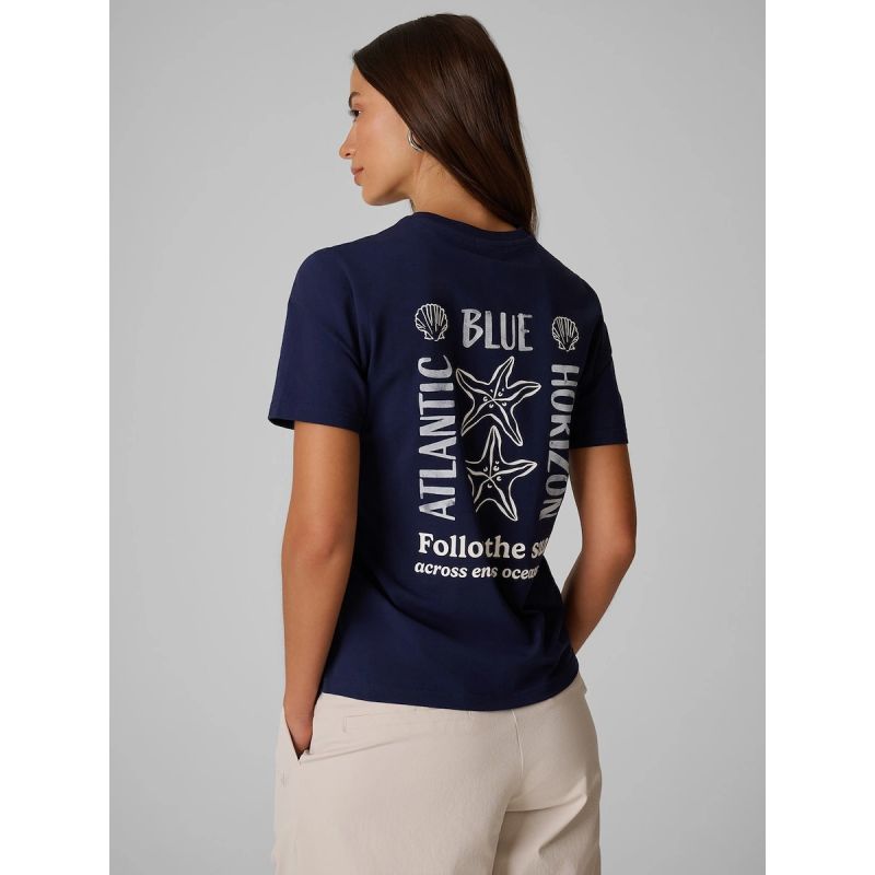 Women's relaxed printed T-shirt 4F 4FRSS26TTSHF4021-31S 4f
