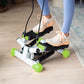 Beveled stepper with HMS S3033 cables green