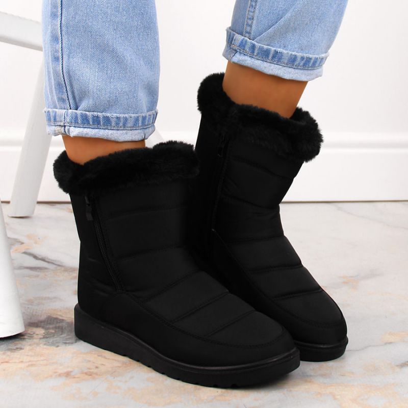 Potocki W WOL197 insulated snow boots with fur, black Footwear/Outdoor/Potocki Your Sports Performance
