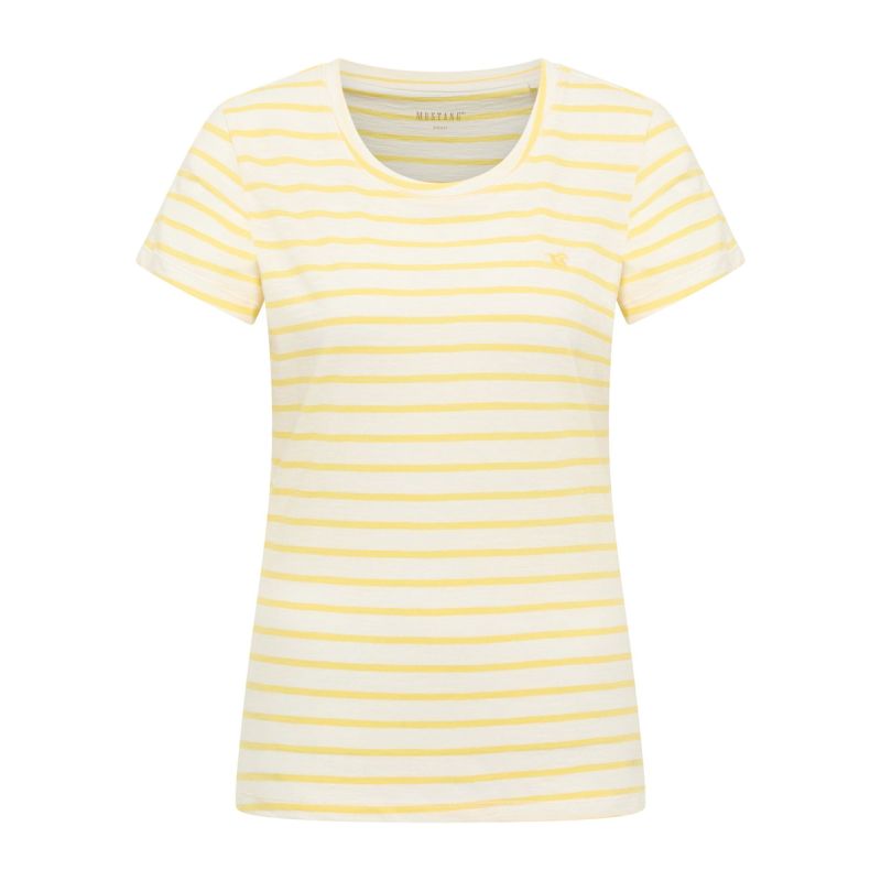 Mustang women's striped T-shirt WINONA 1017488 12844 Mustang