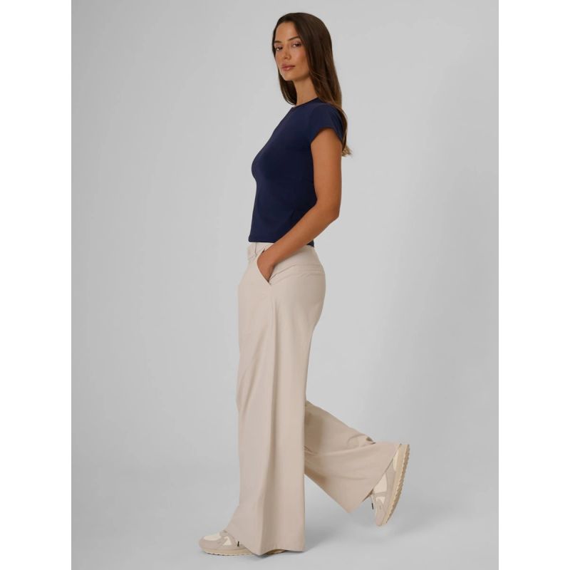 Women's wide leg trousers 4F 4FRSS26TTROF1970-12S 4f