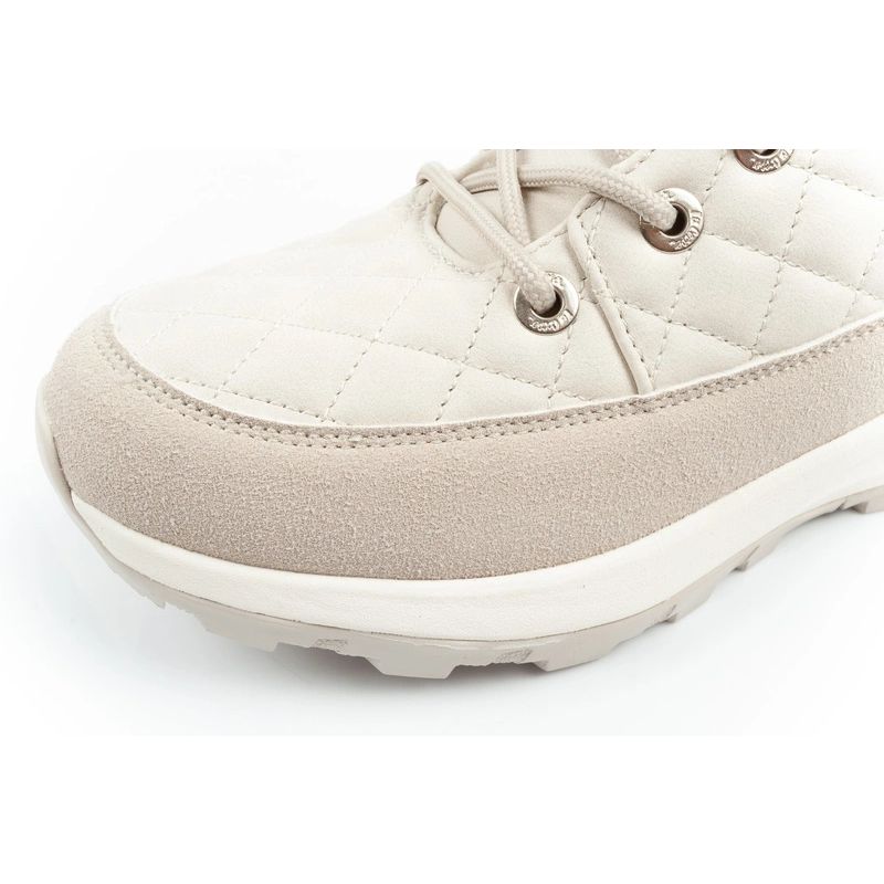 Lee Cooper women's winter hiking sports shoes, insulated, cream, eco-leather Lee Cooper