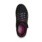 Skechers youth sneakers UNO LITE HEART CRAZE 314091L BKMT Skechers