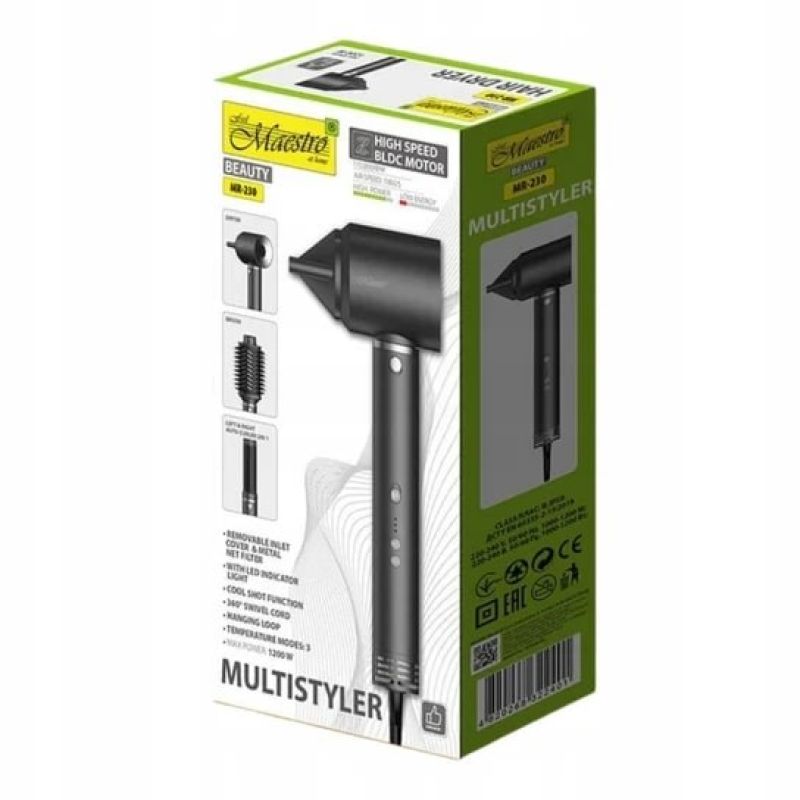 MAESTRO MR-230 3-in-1 Multistyler/Hair Care Set AGD - Produkty/Suszarki do włosów Your Sports Performance