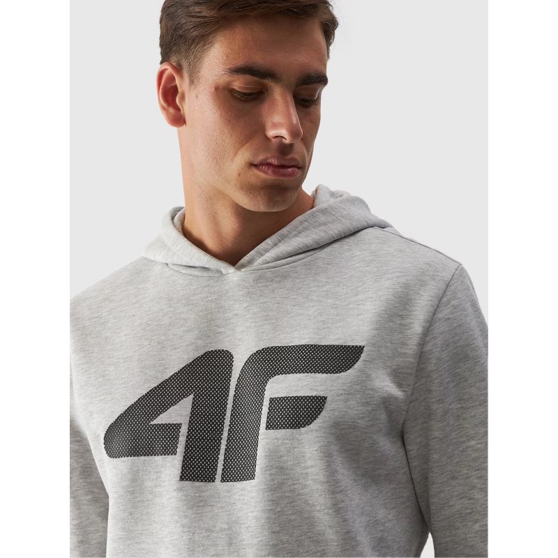Men's sweatshirt with hood, open, 4F 4FWMM00TSWSM1464-27M *Kategoria tymczasowa Your Sports Performance