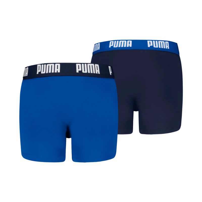 Puma Everyday Basic Kids Boxer Shorts 2 Pack Blue, Navy Blue 938971 06