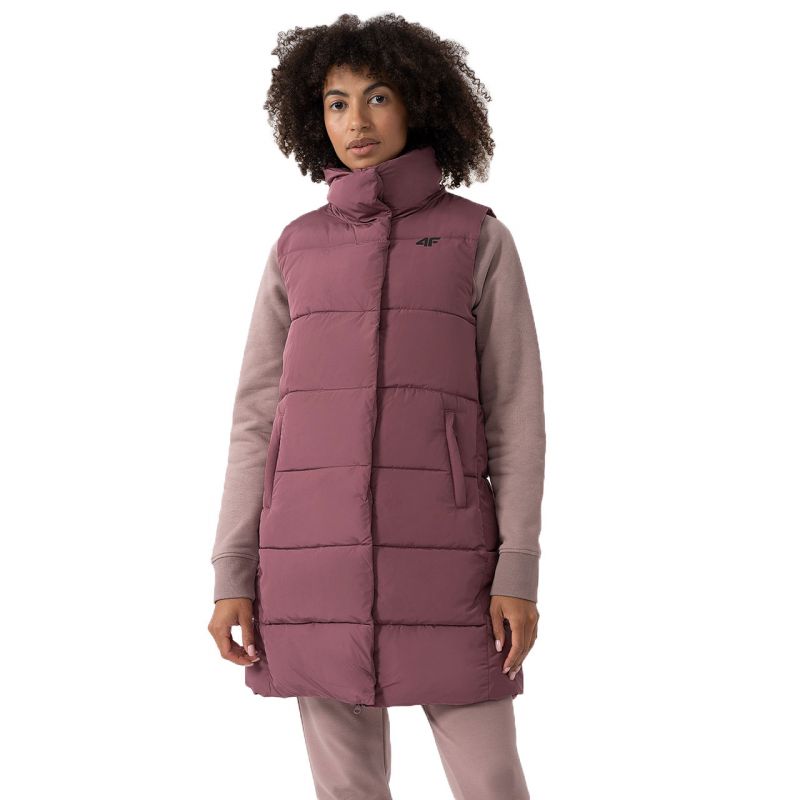 4F F076 W vest 4FAW23TVESF076 53S Clothing/Outdoor 4F