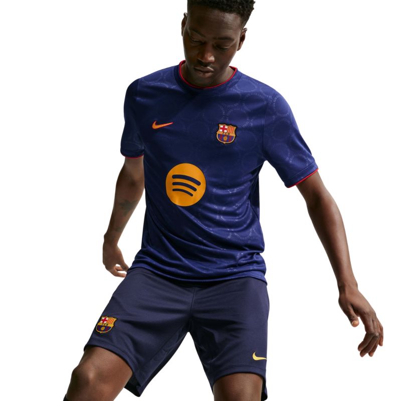Nike FC Barcelona Third Men's T-Shirt Navy Blue II6704 498