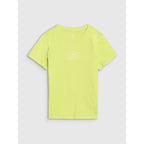 Girls' regular printed T-shirt 4F 4FJWSS25TTSHF1871-45S *Kategoria tymczasowa Your Sports Performance