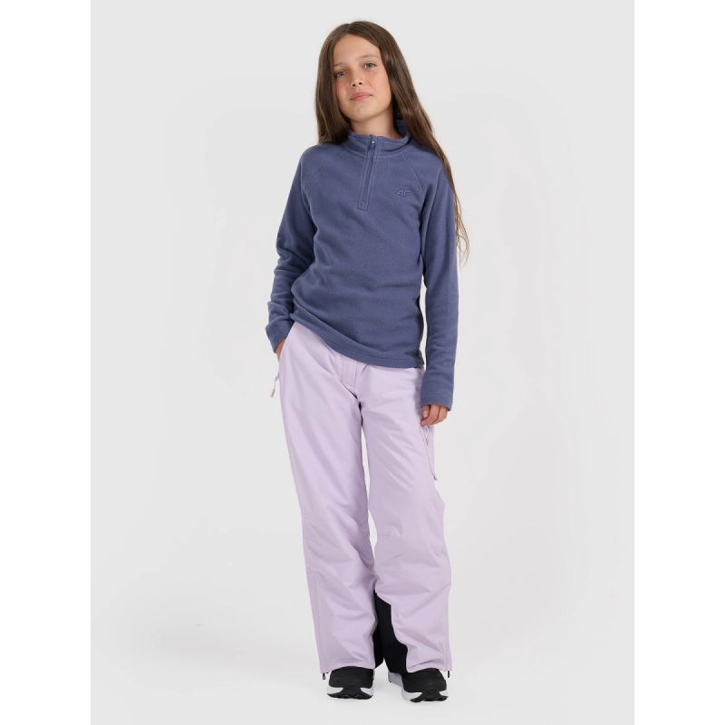 Girls' thermal fleece underwear (top) 4F 4FJRAW25UFLEF070-31S *Kategoria tymczasowa Your Sports Performance
