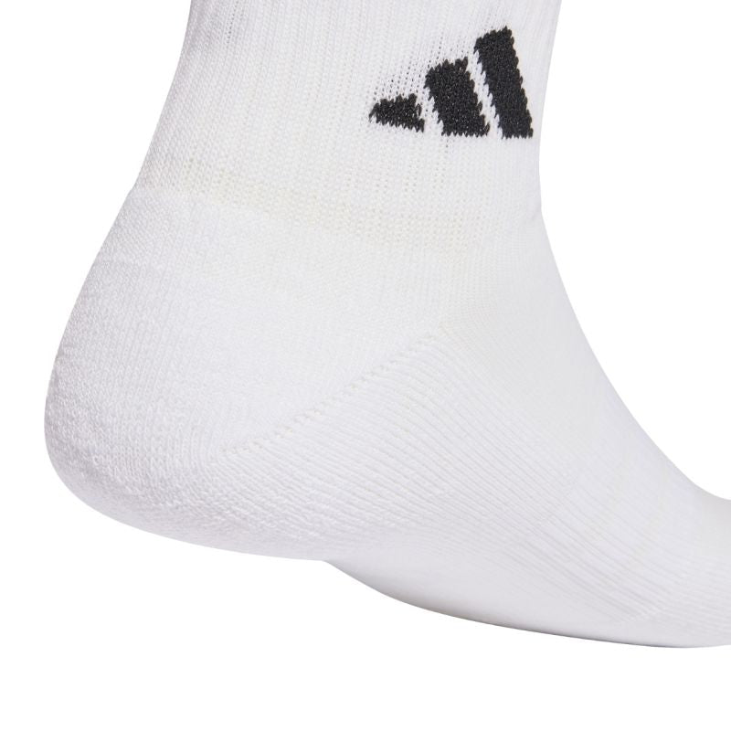 adidas Cushioned Sportswear Ankle 3P Socks, White JZ0523