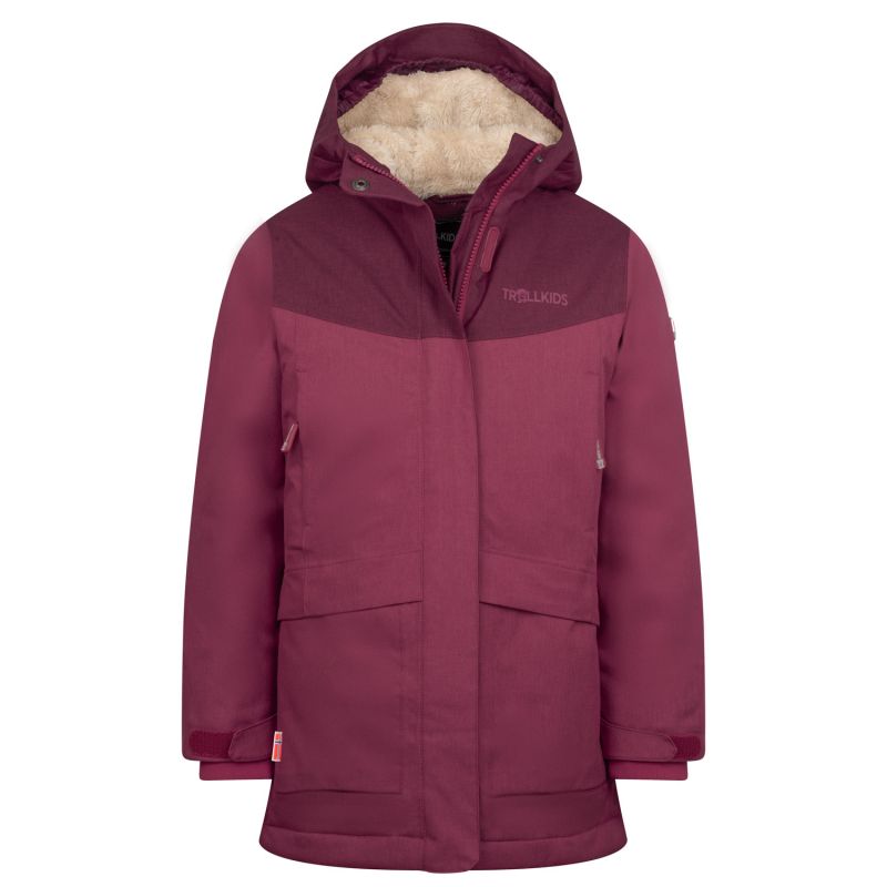 Trollkids Girls Oslo Coat PRO insulated jacket for girls, pink (456-421) In preparation Your Sports Performance