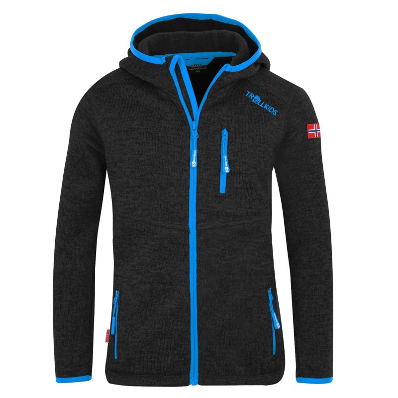Trollkids Kids Jondalen Jacket XT atlantic Jr 222-605 fleece jacket Clothing/Lifestyle/Trollkids Your Sports Performance