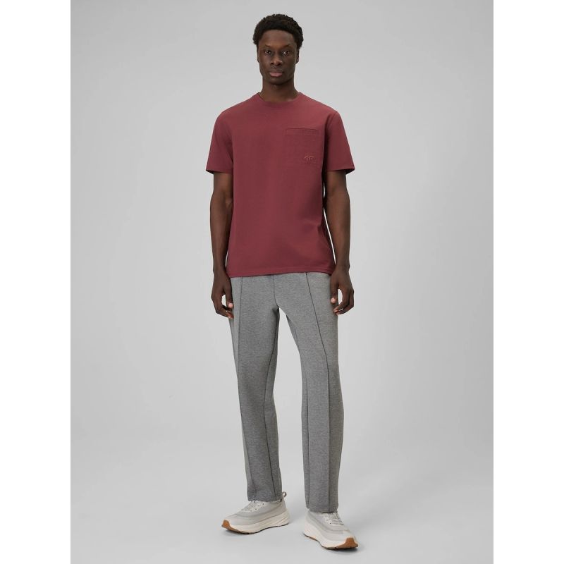 Men's regular plain T-shirt 4F 4FRSS26TTSHM3637-60S 4f