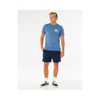 RIP CURL Pacific Rinse Sunrise Tee Men's Blue