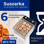 ADLER AD 6660 mushroom and fruit dryer AGD - Produkty/Suszarki do grzybów, warzyw i owoców Your Sports Performance