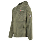 Geographical Norway UPLOAD HOOD OLIVE DB MEN 224 Men's Fleece Jacket (WY3387H/GN-OLIVE)