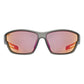 Uvex 5330872213 Unisex Sports Glasses Full Frame Gray Odzież militarna/Buty Your Sports Performance