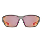 Uvex 5330872213 Unisex Sports Glasses Full Frame Gray Odzież militarna/Buty Your Sports Performance