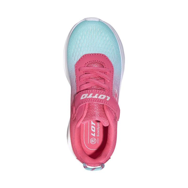 Lotto Relazio K children’s shoes, pink and blue 2601490K 4356
