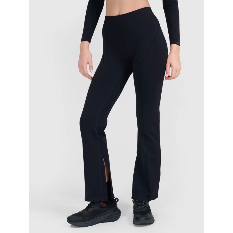 Women's seamless training pants with flared legs 4F 4FRSS25TFTRF1031-20S 4f