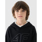 Boy's sweatshirt with hood, open, 4F Junior 4FJWMM00TSWSM1292-21S *Kategoria tymczasowa Your Sports Performance