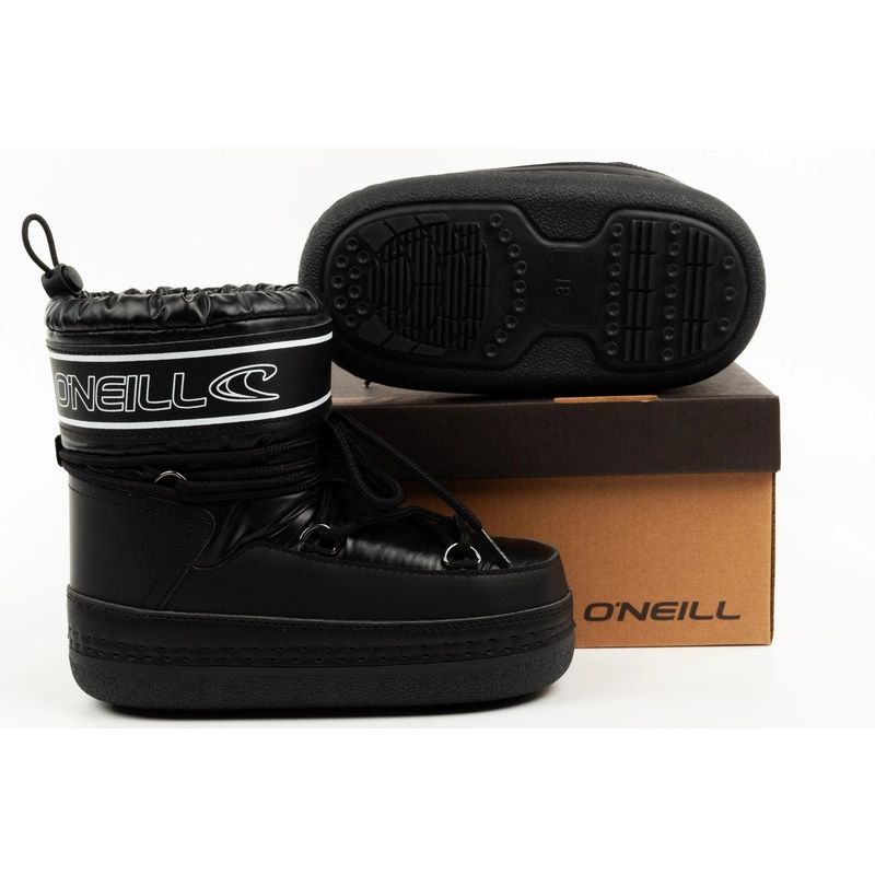 O'neill Lisa High black insulated winter snow boots for kids