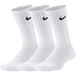 Nike Performance Cushioned Crew 3P Jr SX6842 100 socks Clothing/Training/Socks Nike