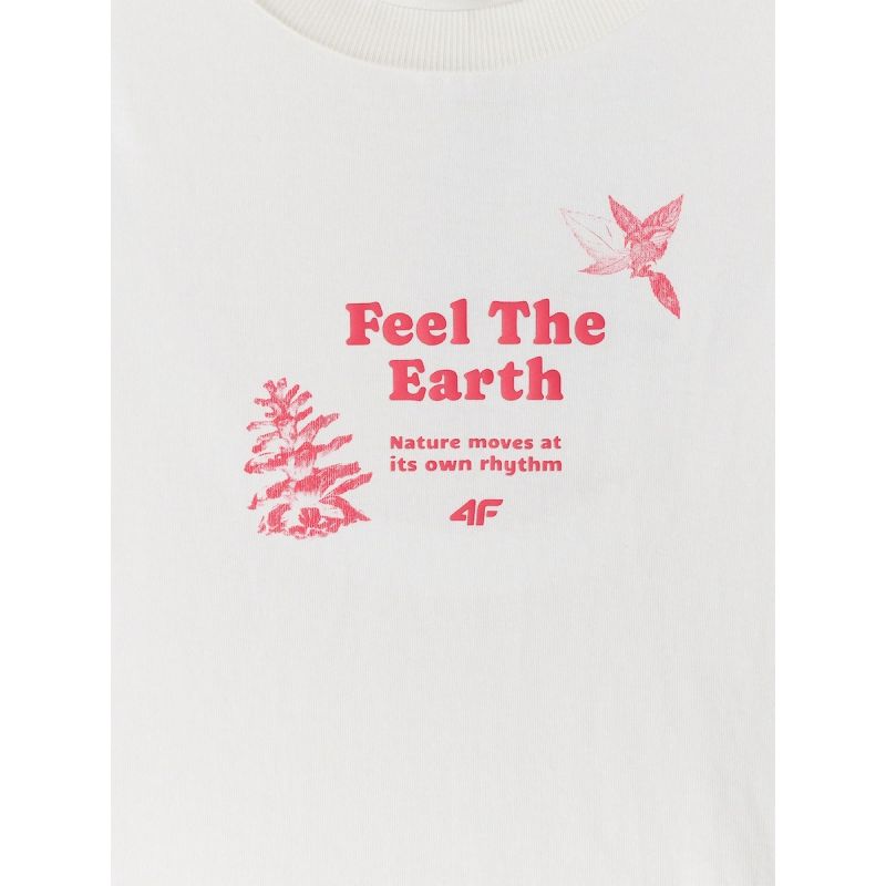 Women's regular printed T-shirt 4F 4FRSS26TTSHF3704-11S 4f