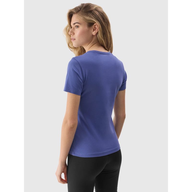 Women's plain organic cotton T-shirt 4F *Kategoria tymczasowa Your Sports Performance