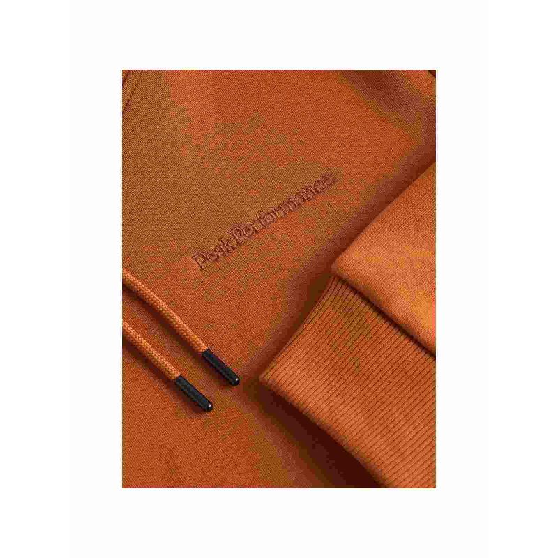 Peak Performance W Original Small Logo Hoo Sweatshirt Green Peak Performance