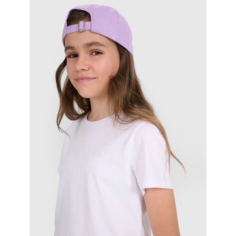 Regular plain girls' T-shirt 4F 4FJRMM00TTSHF3231-10S 4f