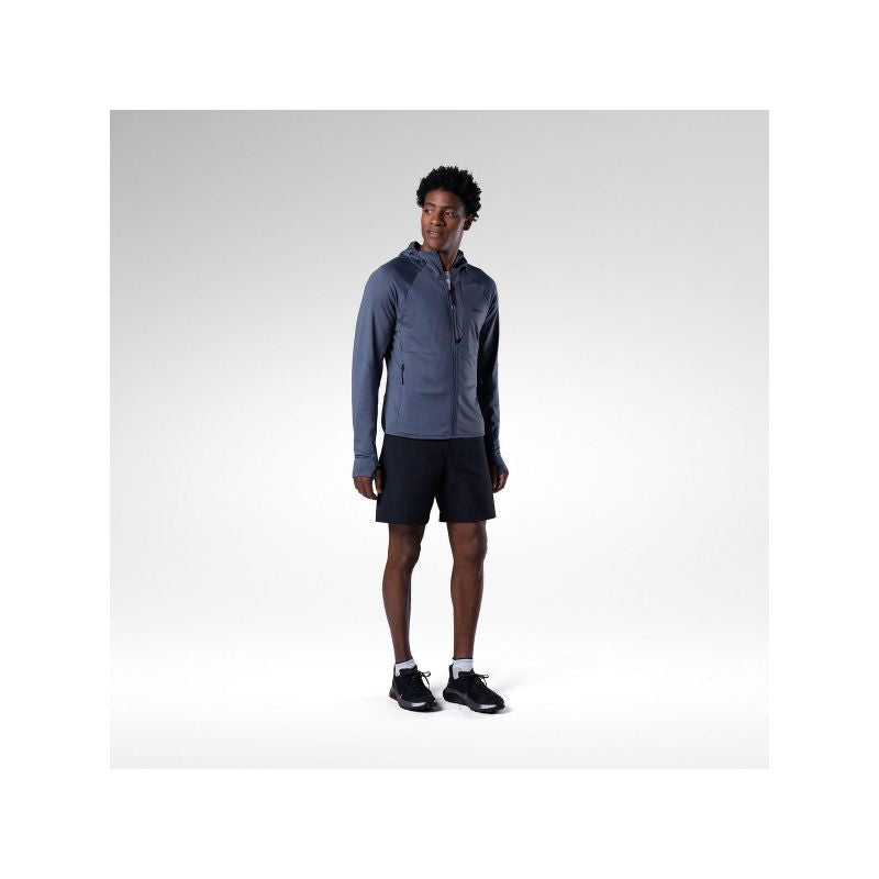 Men's ROSSIGNOL M Textured Hoodie Mid Layer Gray
