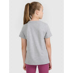 Girls' plain T-shirt 4F 4FJWMM00TTSHF2332-25M *Kategoria tymczasowa Your Sports Performance