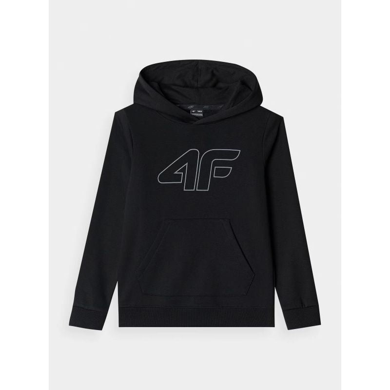 Boy's sweatshirt with hood, open, 4F Junior 4FJWMM00TSWSM1292-21S *Kategoria tymczasowa Your Sports Performance