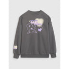 Oversized sweatshirt without a hood for girls 4F 4FJRAW25TSWSF2438-22S 4f
