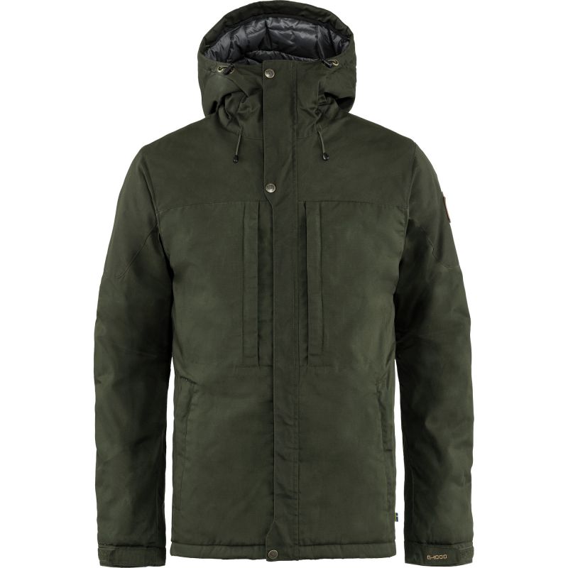 Fjällräven Skogsö Padded Jacket M men's winter jacket with hood, insulated, green (F82279-662) In preparation Your Sports Performance
