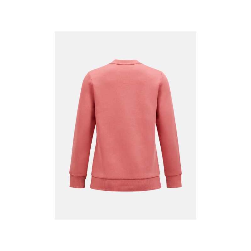 Peak Performance W Original Small Logo Crew Pink Sweatshirt Clothing Your Sports Performance