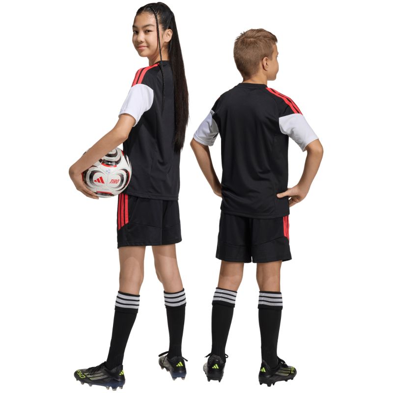 adidas Tiro 26 League kids' shorts black and red KA8814 Clothing Your Sports Performance