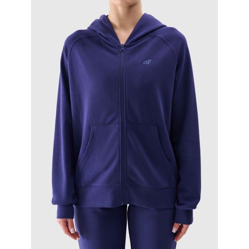 Women's zip-up hooded sweatshirt 4F 4FWMM00TSWSF1763-31S *Kategoria tymczasowa Your Sports Performance