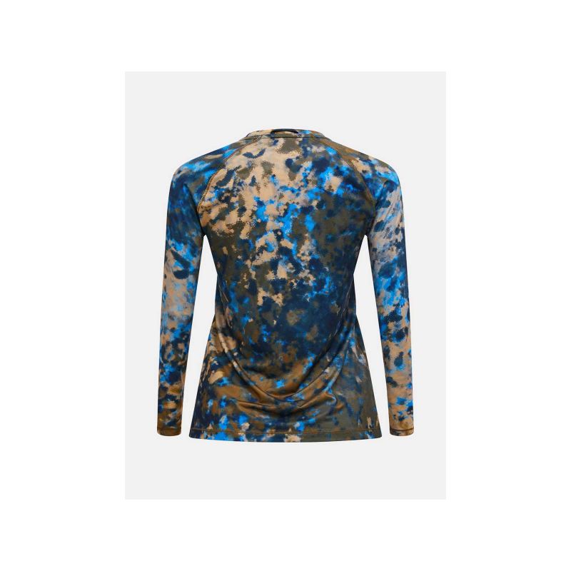 PEAK PERFORMANCE Thermal T-Shirt W AOP Spirit Crew Multicolor