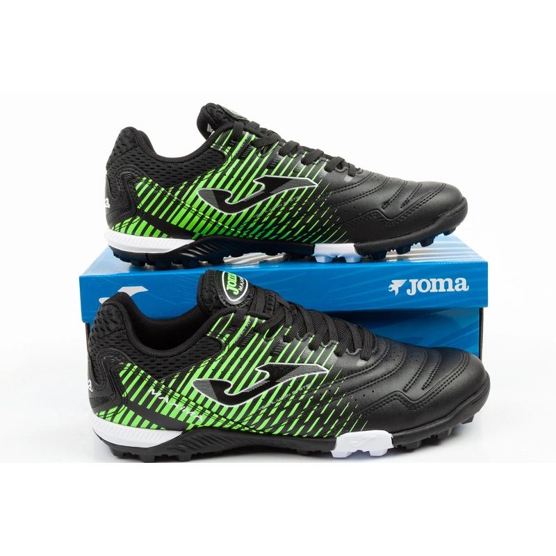 Joma men's sports shoes Maxima 2601 TF turf football shoes black