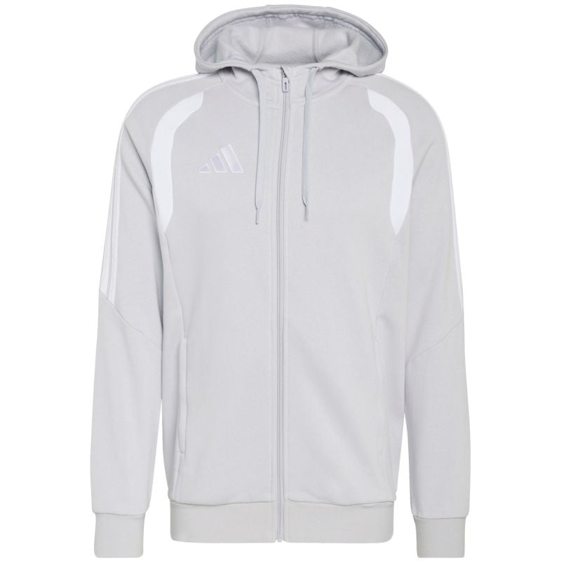 Men's adidas Tiro 26 League Sweat Full Zip Hoody Gray KF3319