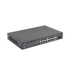 LANBERG SWITCH RACK 19" 16X 100MB POE+/2X COMBO GIGABIT 250W UNMANAGED RSFE-16P-2C-250 Komunikacja i łączność/Switch-e Your Sports Performance