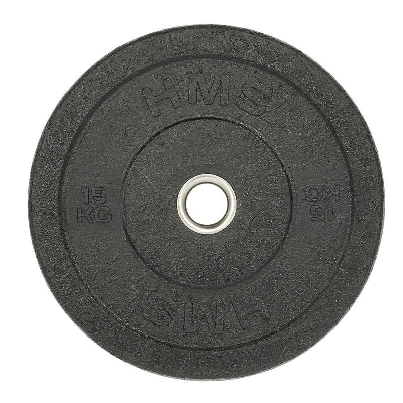 Olympic Bumper Plate 15 kg Black HMS CHTBR15 In preparation Your Sports Performance