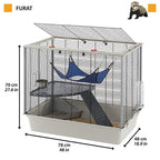 FERPLAST Furet Plus - Furet Plus ferret cage Dla małych zwierząt/Klatki Your Sports Performance