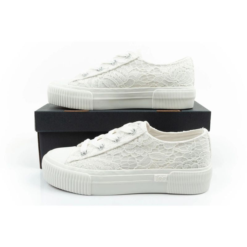 Lee Isla women's sports shoes sneakers white platform lace To be categorized Your Sports Performance